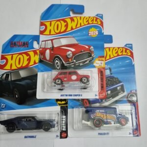 hot wheels j case 2026 combo pack – austin mini cooper s, batmobile & mailed it!