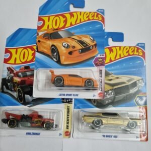 hot wheels j case 2026 combo pack – lotus sport elise, ’70 buick gsx & haulerback