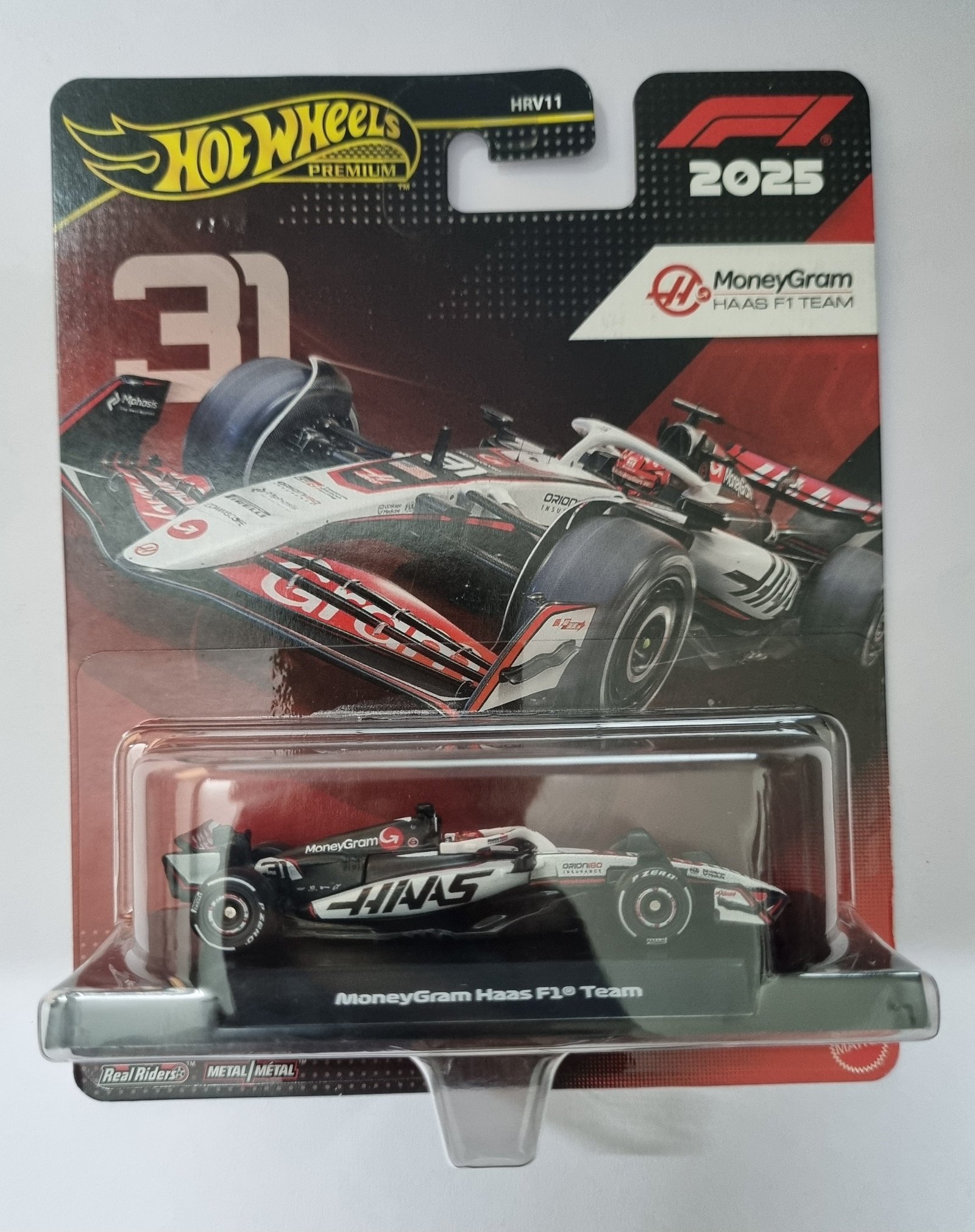 hot wheels premium 2025 f1 moneygram haas team #31 die cast car hot wheels premium 2025 f1 moneygram haas team #31 die cast car