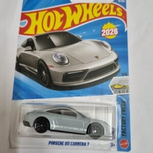 hot wheels porsche 911 carrera t (grey) – imported 2026 a case die cast collectible car 1:64 scale