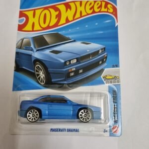 hot wheels maserati shamal (blue) – imported a case die cast collectible car 1:64 scale