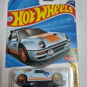 hot wheels ford rs200 gulf edition (light blue) – imported a case die cast collectible car 1:64 scale