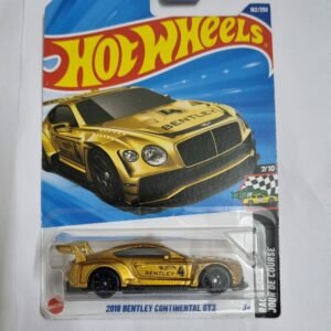 hot wheels 2018 bentley continental gt3 gold edition – imported a case die cast collectible car 1:64 scale