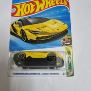 hot wheels '16 lamborghini centenario roadster yellow – imported a case die cast collectible car 1:64 scale
