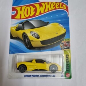 hot wheels gordon murray automotive t.33 (yellow) – imported a case die cast collectible car 1:64 scale