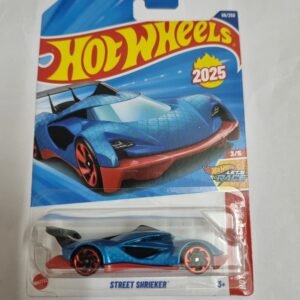 hot wheels street shrieker (blue) – imported a case 2025 die cast collectible car 1:64 scale