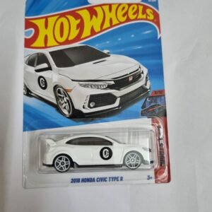 hot wheels 2018 honda civic type r (white) – imported a case die cast collectible car 1:64 scale