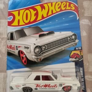 hot wheels imported 2026 f case (set 4.16) – ’64 dodge 330 die cast model