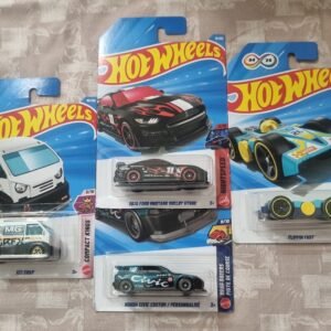 hot wheels 2026 f case imported combo (set f4.7) – 2020 ford mustang shelby gt500, honda civic custom/personnalise , kei swap & flippin fast (set of 4)
