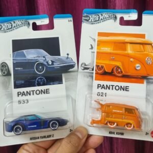 hot wheels silver series pantone combo – nissan fairlady z (pantone 533) & kool kombi (pantone 021) | 1:64 die cast