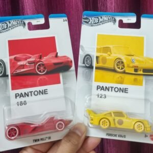 hot wheels silver series pantone combo – twin mill iii (pantone 186) & porsche 934/5 (pantone 123) | 1:64 die cast