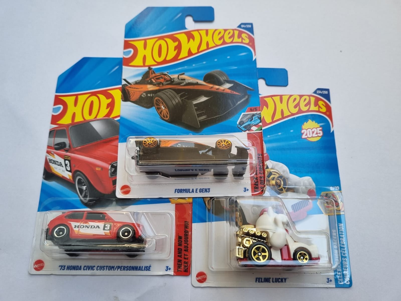 hot wheels 2025 m case imported die cast car combo pack – formula e gen3, 73 honda civic custom & feline lucky | 1:64 scale collectible set hot wheels 2025 m case imported die cast car combo pack – formula e gen3, 73 honda civic custom & feline lucky | 1:64 scale collectible set