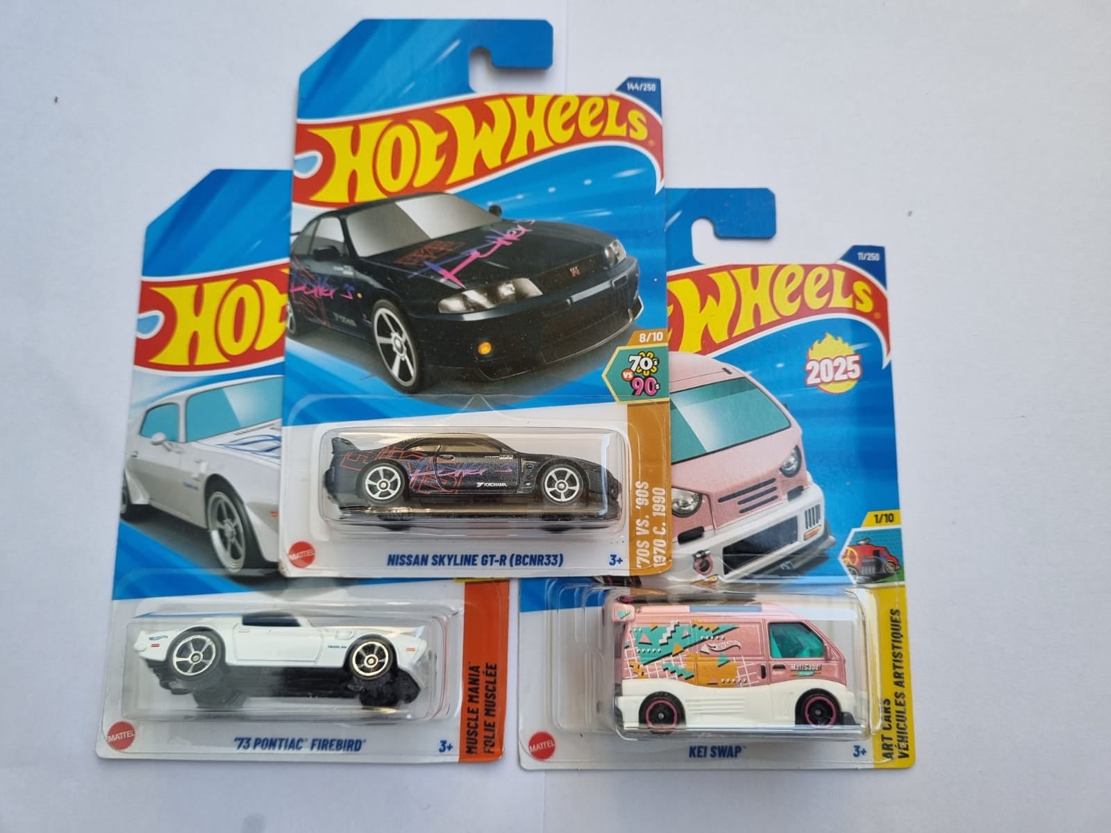 hot wheels 2025 m case imported die cast car combo pack – nissan skyline gt‑r (bcnr33), 73 pontiac firebird (1973) & kei swap | 1:64 scale collectible set hot wheels 2025 m case imported die cast car combo pack – nissan skyline gt‑r (bcnr33), 73 pontiac firebird (1973) & kei swap | 1:64 scale collectible set