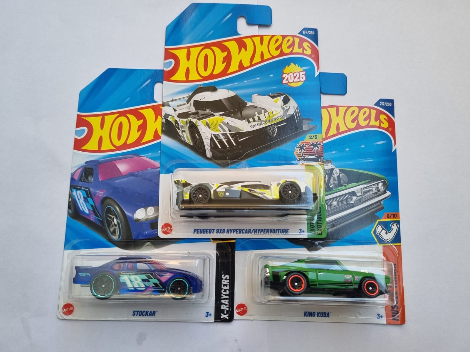 hot wheels 2025 combo – peugeot 9x8 hypercar, stockar & king kuda | set of 3 die cast cars 1:64 scale hot wheels 2025 combo – peugeot 9x8 hypercar, stockar & king kuda | set of 3 die cast cars 1:64 scale