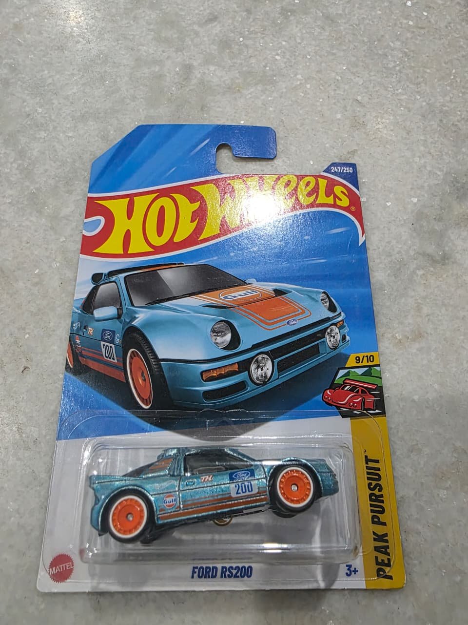 hot wheels super treasure hunt ford rs200 sth gulf livery spectraflame blue 1:64 rare collectible die cast car hot wheels super treasure hunt ford rs200 sth gulf livery spectraflame blue 1:64 rare collectible die cast car