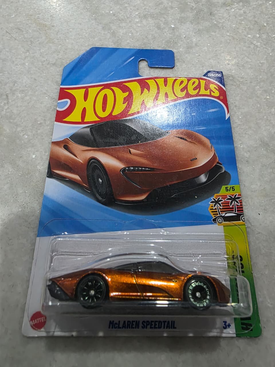 hot wheels super treasure hunt mclaren speedtail sth spectraflame orange 1:64 rare collectible die cast car Hot Wheels McLaren Speedtail Super Treasure Hunt Spectraflame Orange STH Factory Sealed