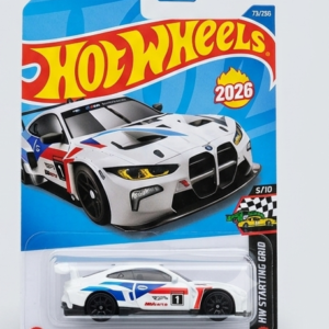 Hot Wheels BMW M4 GT3 2026 HW Starting Grid 73/250 5 of 10 factory sealed 1:64 die-cast BMW GT3 race car