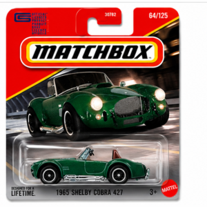 Matchbox 1965 Shelby Cobra 427 Green Roadster Die-Cast Car Factory Sealed by Mattel
