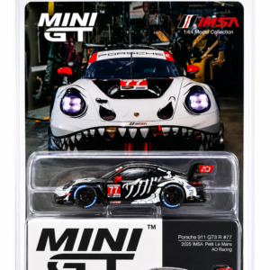 mini gt porsche 911 gt3 r #77 2025 imsa petit le mans ao racing 1:64 diecast car | imported collector model