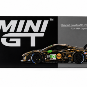 mini gt chevrolet corvette z06 gt3.r #13 awa racing 2025 imsa daytona 24 hours 1:64 diecast model car | imported