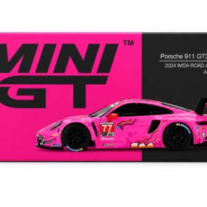 mini gt porsche 911 gt3 r #77 roxy ao racing 2024 imsa road america 1:64 diecast model car | imported