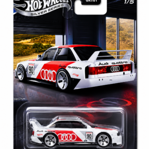 Hot Wheels Silver Series Audi 90 Quattro 1 of 5 factory sealed 1:64 die-cast Audi race car with classic Quattro racing livery