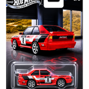 hot wheels silver series '84 audi sport quattro 5/5 | 1:64 die cast rally car