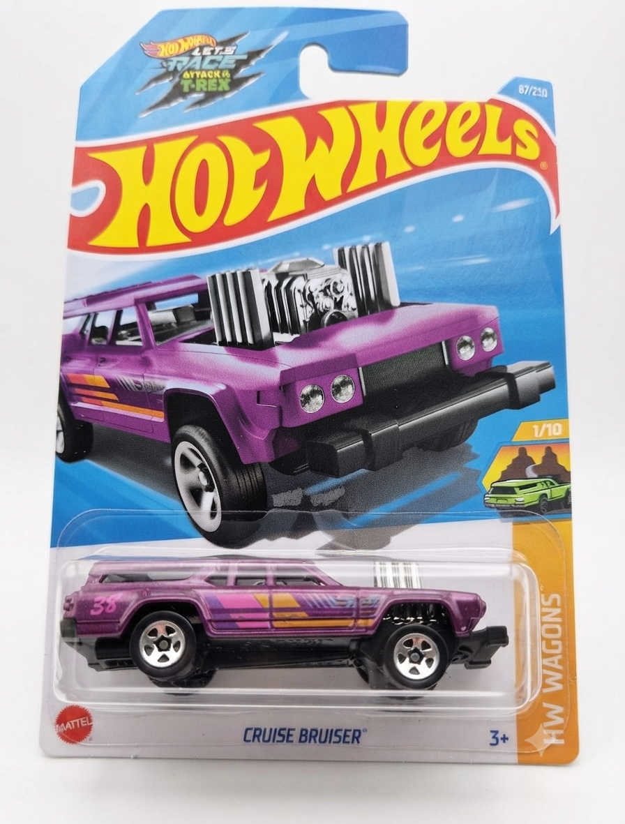 Hot Wheels Cruise Bruiser JJL33 2026 Metalflake Purple Hot Wheels Cruise Bruiser 2026 #87/250 Metalflake Purple JJL33