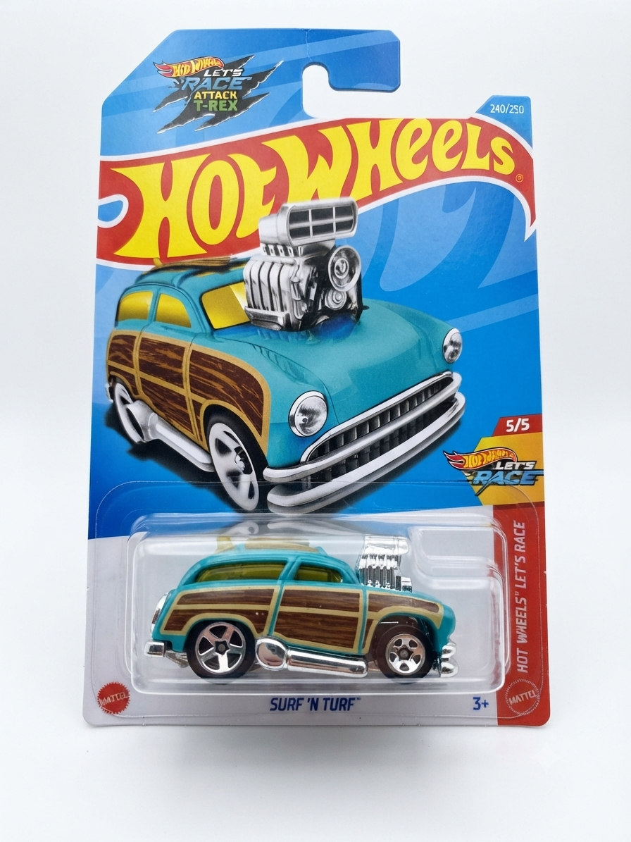 Hot Wheels Surf ’N Turf 2026 Let’s Race JJK61 Hot Wheels Surf N Turf 2026 #240/250 Hot Wheels Let’s Race 5/5 Aqua JJK61
