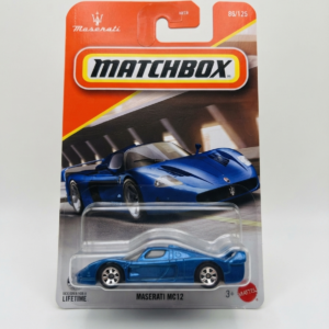 Matchbox 2004 Maserati MC12 2026 #86/125 JHM68 blue 1:64 die-cast