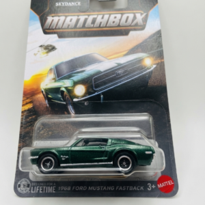 Matchbox 1968 Ford Mustang Fastback 2026 The Movie 7/12 JND27 dark green 1:64