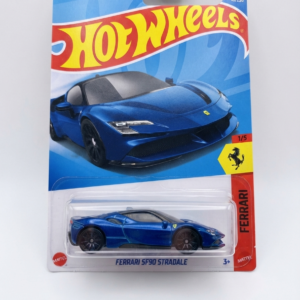 Hot Wheels Ferrari SF90 Stradale 2026 #41/250 Ferrari 1/5 blue JJJ12 Guaranteed for Life card