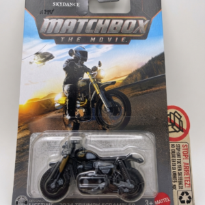 Matchbox 2024 Triumph Scrambler 2026 The Movie #4/12 JND12 black 1:64 motorcycle