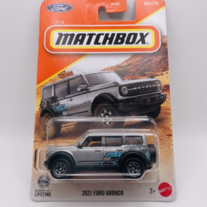 Matchbox 2021 Ford Bronco 2026 #102/125 JHP24 gray MBX Off-Road 1:64