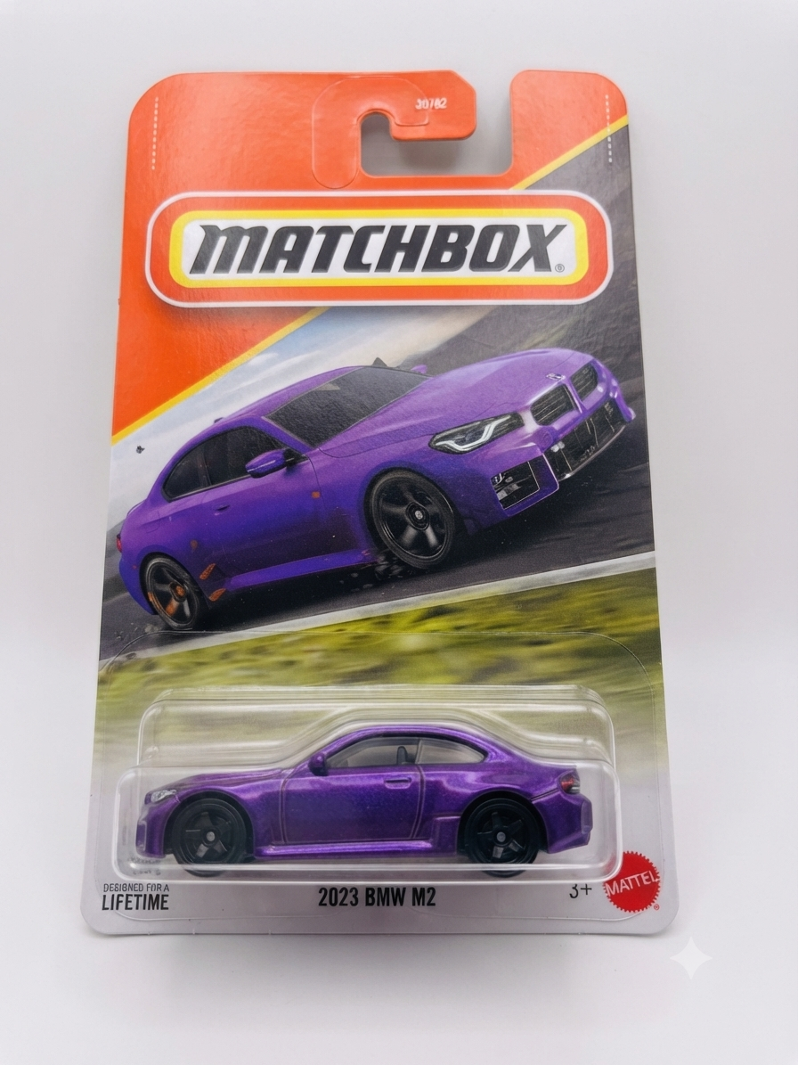 Matchbox 2023 BMW M2 2026 #70/125 JHN88 Matchbox 2023 BMW M2 2026 #70/125 JHN88 purple MBX Road Trip 1:64