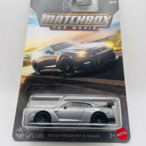 Matchbox 2020 Nissan GT-R Nismo 2026 The Movie #3/12 JND23 metallic gray 1:64