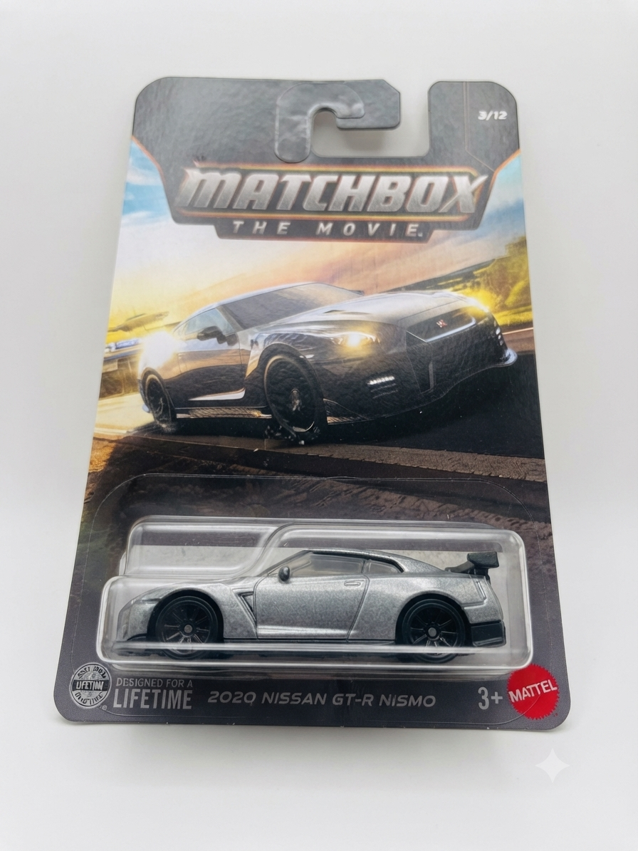 Matchbox 2020 Nissan GT-R Nismo 2026 The Movie JND23 Matchbox 2020 Nissan GT-R Nismo 2026 The Movie #3/12 JND23 metallic gray 1:64