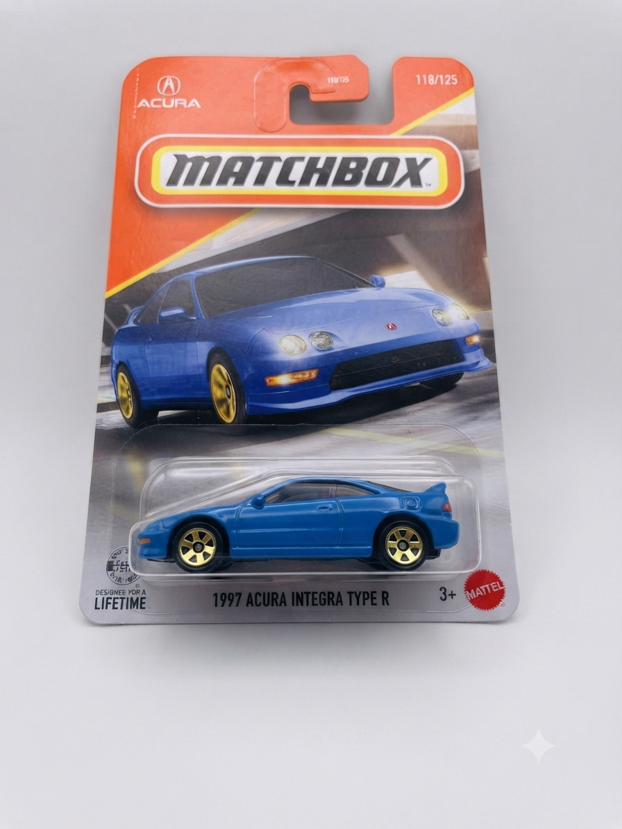 Matchbox 1997 Acura Integra Type R MB1498 2026 Matchbox 1997 Acura Integra Type R 2026 #118/125 blue MB1498
