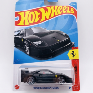 Hot Wheels Ferrari F40 Competizione 2026 #63/250 Ferrari 3/5 JJJ31 black imported card with protector