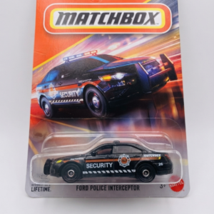 Matchbox Ford Police Interceptor 2026 #88/125 JHN14 black Security 1:64