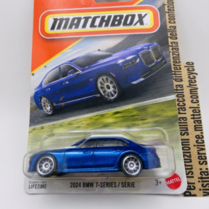 Matchbox 2024 BMW 7-Series 2026 #96/125 JHN98 blue 1:64 die-cast