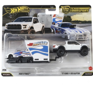 Hot Wheels Premium Team Transport Rob'N Pinks #96 with Ford F-150 Raptor