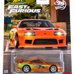 Hot Wheels Premium Toyota Supra 2026 Fast and Furious 25th Anniversary JHW78 Chase Spectraflame Orangesupra