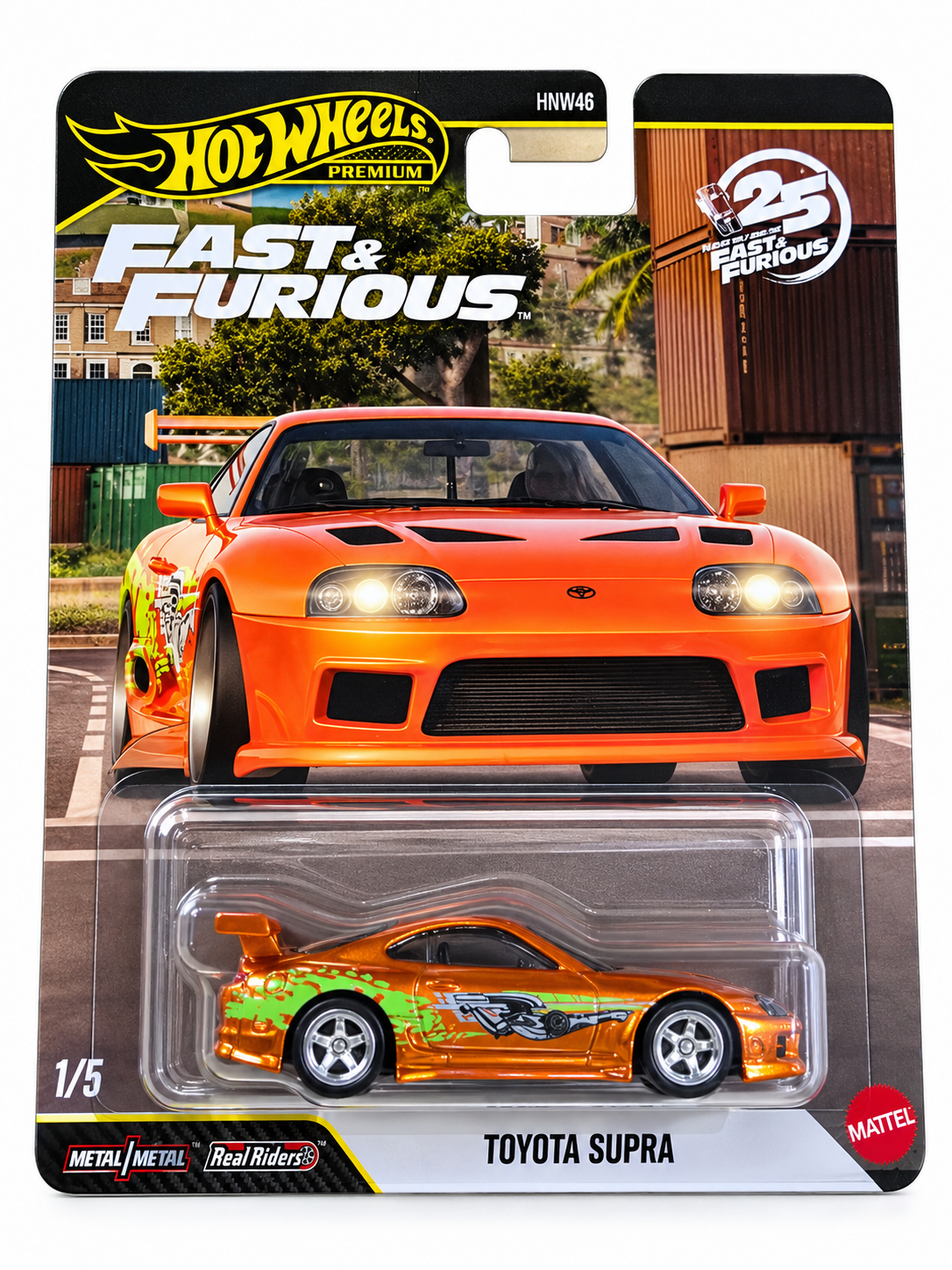Hot Wheels Premium Toyota Supra 2026 Fast and Furious 25th Anniversary JHW78 Chase Spectraflame Orange Hot Wheels Premium Toyota Supra 2026 Fast and Furious 25th Anniversary JHW78 Chase Spectraflame Orangesupra